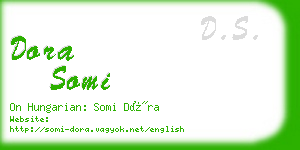 dora somi business card